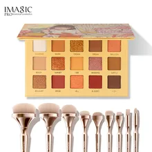 IMAGIC комбинированный набор 15 цветов, тени для век, 9 кистей для макияжа, косметика для девочек
