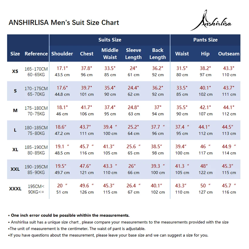 xs-3xl man suit 90+