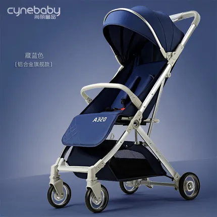 Cynebaby детская коляска, светильник складной, сидя, лежа автомобильный зонтик для младенца, простая и портативная детская тележка - Цвет: 11