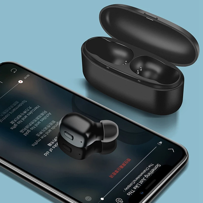 Беспроводная гарнитура Bluetooth наушники водонепроницаемые 5,0 стерео наушники с зарядным устройством для iPhone huawei Xiaomi
