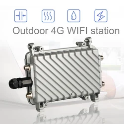 High Speed Outdoor 4G LTE Wireless AP Waterproof Sim Card Wifi Router Wireless Hotspot CPE RJ45 port Modem Extender Repeater