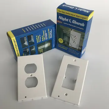 

LED sensor light switch panel opp bag Night light angel switch LED lamp sensor