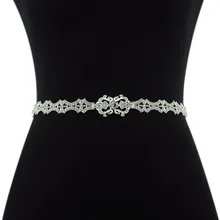 TRiXY S306 изысканные свадебные Ремни Кристальные Свадебные ремни свадебные пояса ремни свадебного платья свадебные аксессуары быстрая