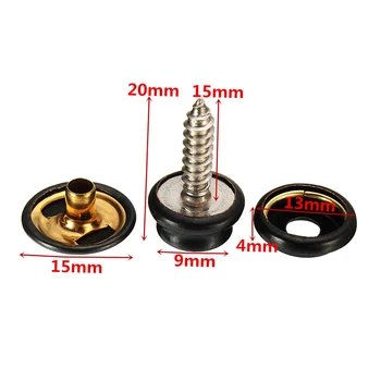 

Tent Snap Fastener Kit Home Improvement Outdoor Stainless Steel For Boat
