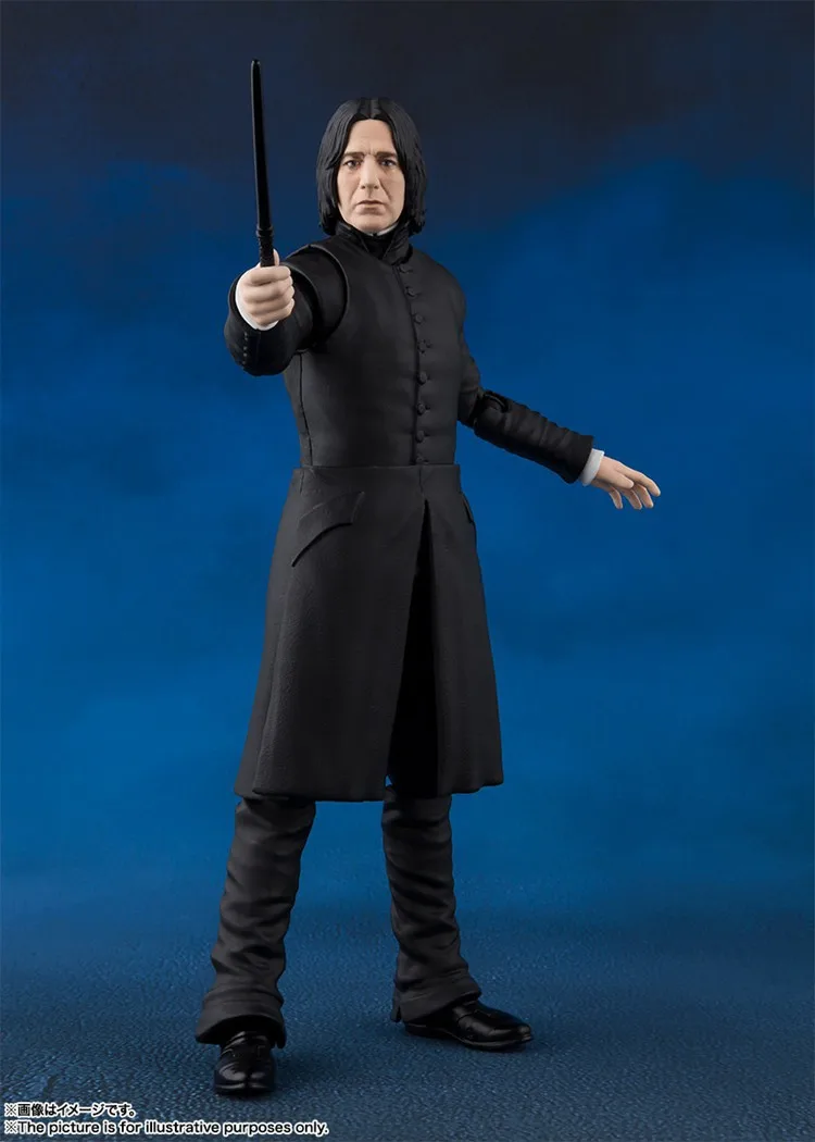 Snape no Box СВЧ Снейп экшн-фигурка игрушки волшебный фильм hp Коллекционная модель Рон Уизли Гермиона Грейнджер кукла из ПВХ подарок для коллекционеров фанатов игрушки - Цвет: Snape no Box