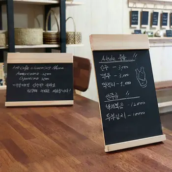 

Desktop Message Blackboard Easel Chalkboard Kids Writing Advertising Board Bar