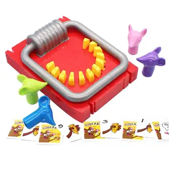 

Classic Bite Finger Game Funny Mousetrap Toys Excellent Quality Interesting Cartoon Modeling for Children Interactive Gift