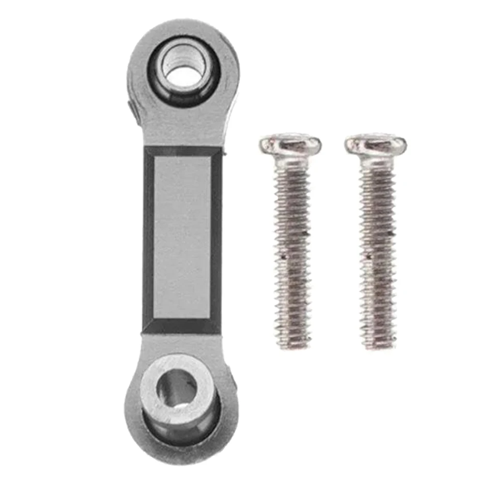Fit for Wltoys 1/18 RC Model Car Parts Metal Linkage Servo Pull Rod Steering Tie Rod Set with Screws