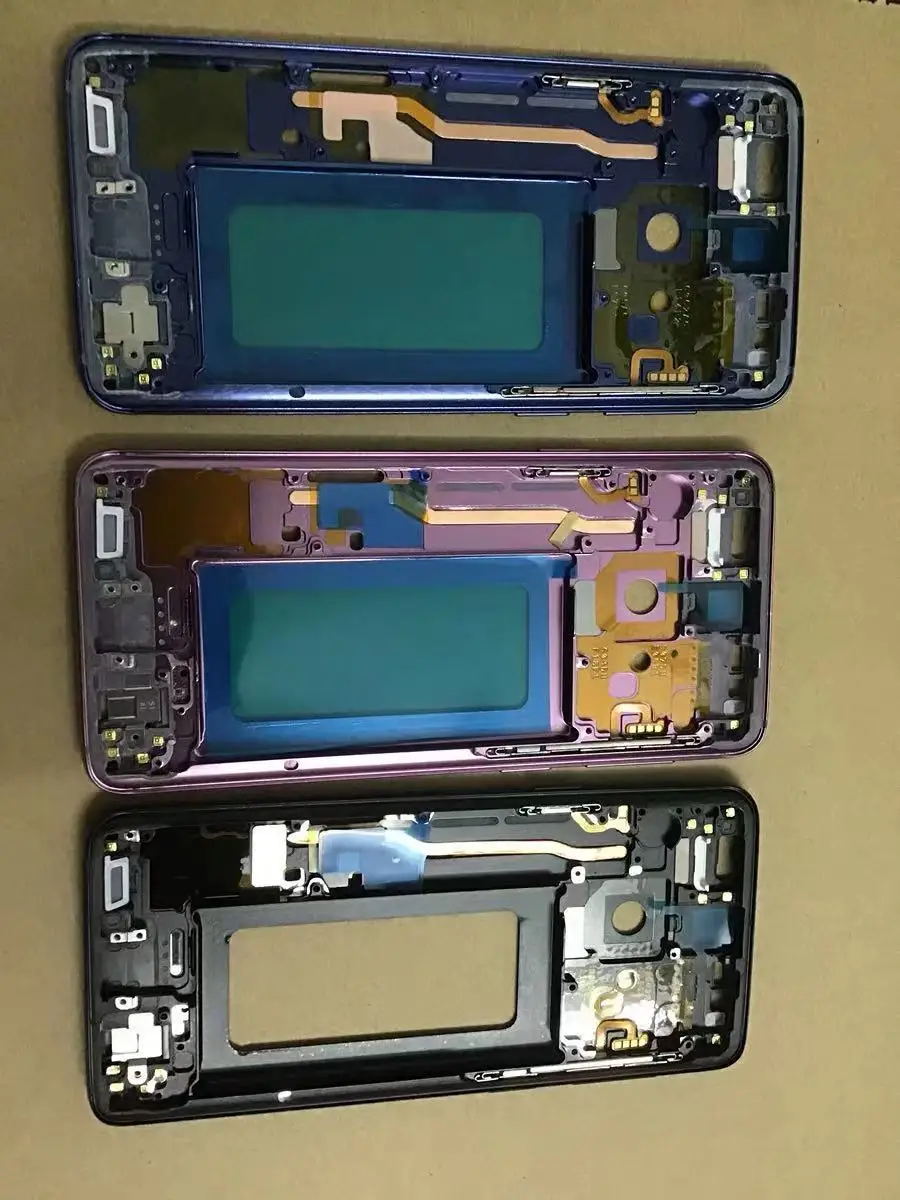 Netcosy для samsung S8 G950 S8 Plus G955 пластина средней рамы с ободком Крышка корпуса Замена для samsung S9 G960 S9 Plus G965