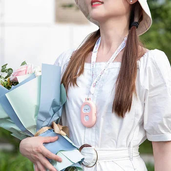 

High Quality Personal Wearable Air Purifier Necklace Mini Portable Air Freshner Cleaner Remove Dust Low Noise for Adults Kids