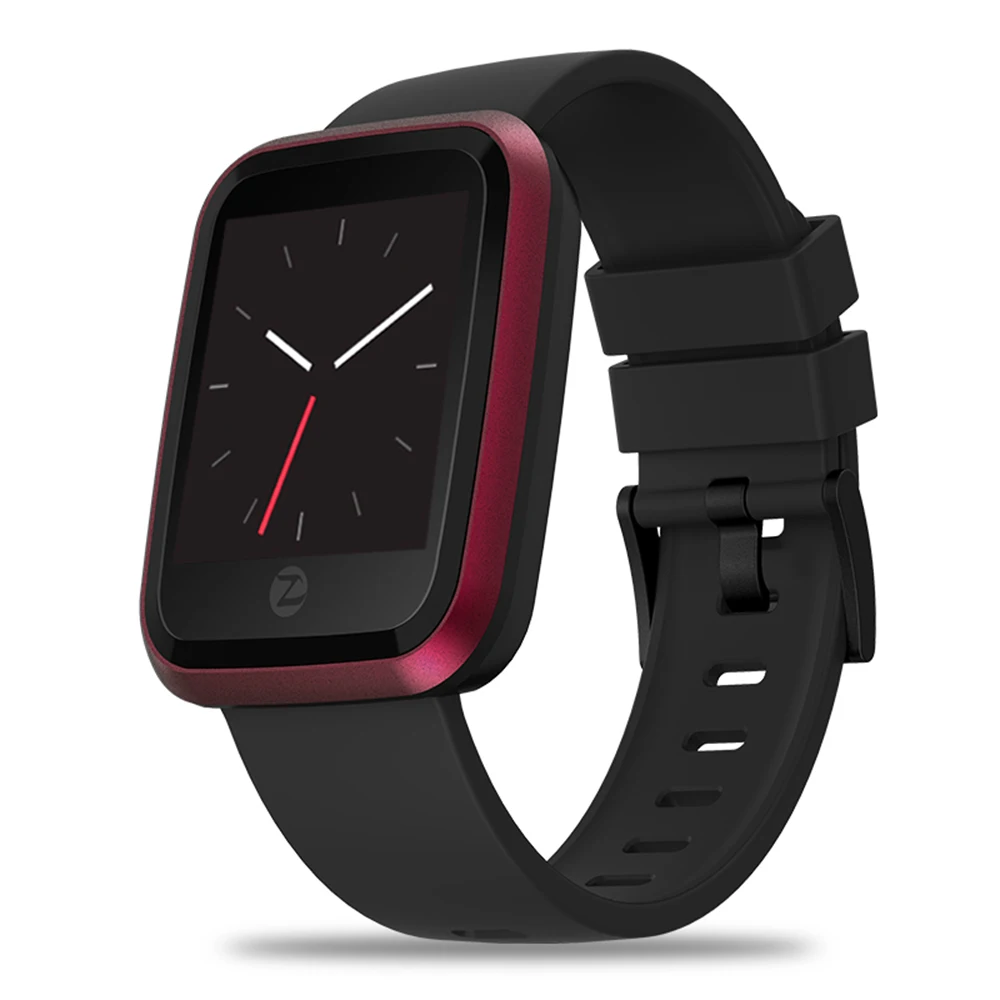 Zeblaze Crystal 2 Smartwatch отслеживание активности в течение всего дня 3D динамический пользовательский интерфейс 1,29 дюймов экран Smartwatch для Android IOS - Цвет: red