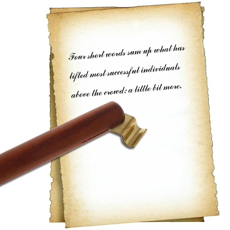 Винтажная английская каллиграфия с переменной косой ручкой металлический