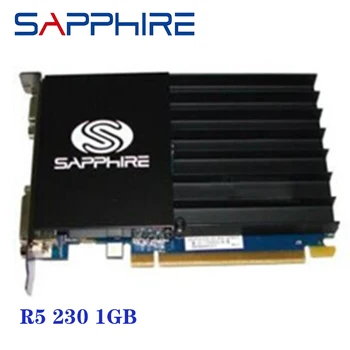 SAPPHIRE R5 230 1GB D3 karta graficzna GPU dla AMD Radeon HD5450 GPU pulpit karta wideo Radeon HD 6450 1GB GDDR3 używane tanie i dobre opinie Bez wentylatora Audio i wideo Biuro inne GAMING 28nm 1334MHz GeForce innych Pulpit grafiki karty HDCP gotowy PCI Express 3 0X16