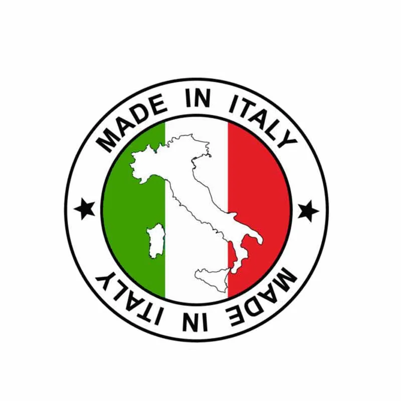 11CM*11CM Personality Made In Italy Map Decal Car Sticker Flag Vinyl  CarAccessories for Lexus Stickers