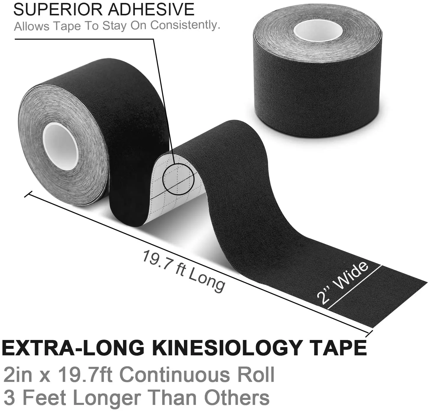 2020 Ports & Entertainment 10 PACK Kinesiology Tape 5M Athletic Sports
