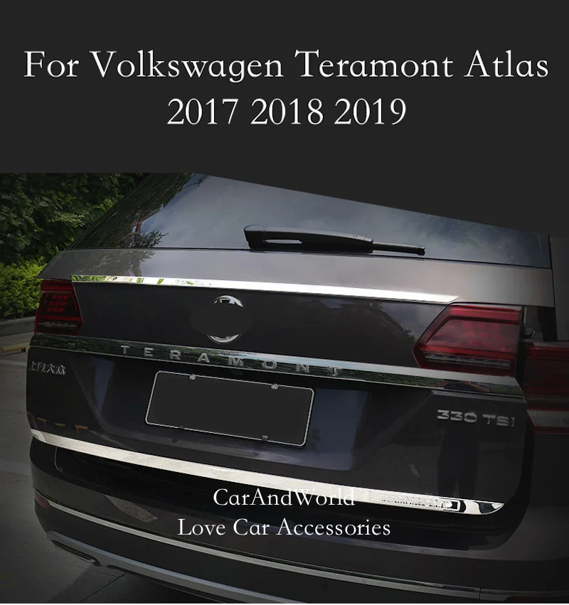 Для Volkswagen VW Teramont Atlas- Центральная коробка передач пепельницы с крышкой панель крышка рамка отделка нержавеющая автомобилей молдинг аксессуары