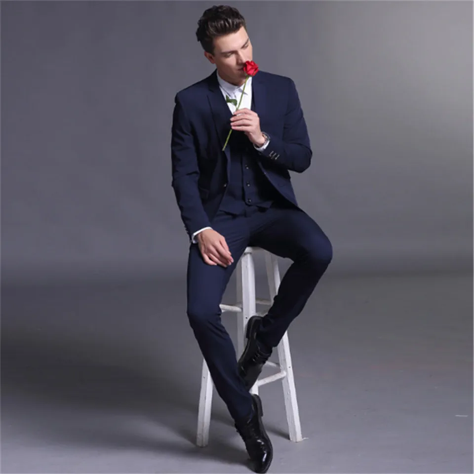 Новые Классические Для мужчин костюм Smolking костюм Terno Slim Fit Easculino вечерние костюмы для Для мужчин торжественное платье на свадьбу в стиле смокинга жениха