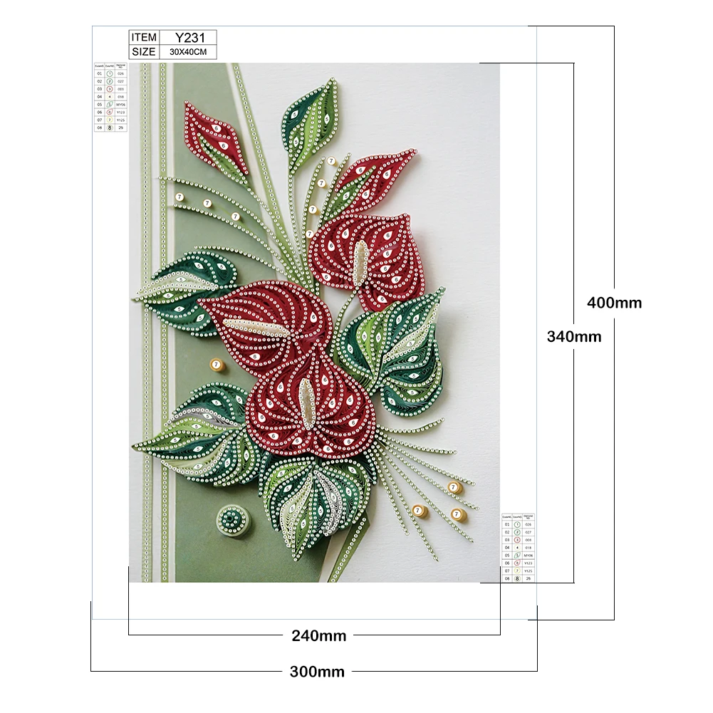 DIY 5D Mosaic Part Drill Special Shape Diamond Leaves Resin Painting Kit Rhinestone Drawing Home Art Craft Bedroom Decoration diamond painting,diamond painting accessories,painting set