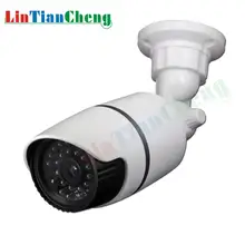 Falso CCTV Cámara bala con luz Led impermeable al aire libre interior vigilancia cámara de vigilancia Cámara ficticia envío gratis(China)