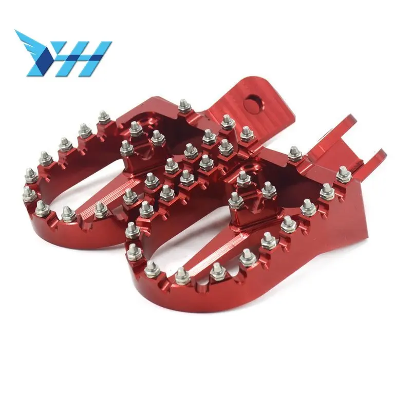 CNC красные широкие подножки педали Подставки для HONDA CRF230L CRF 230 L 2003 2004 2005 2006 2007 2008 2009 Байк мотокросс