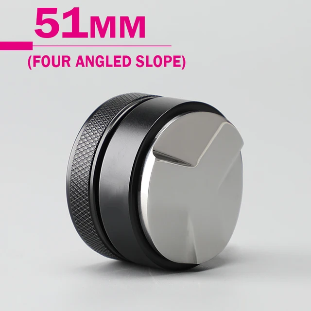 Coffee Tamper 51/53/58/58.35MM  304 Stainless Steel Coffee Distributor Coffee Powder Hammer Convex Base Coffee Accessories 51mm