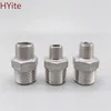 Hex Nipple Union 304 Stainless Steel Pipe Fitting Connector Coupler water oil 1/8