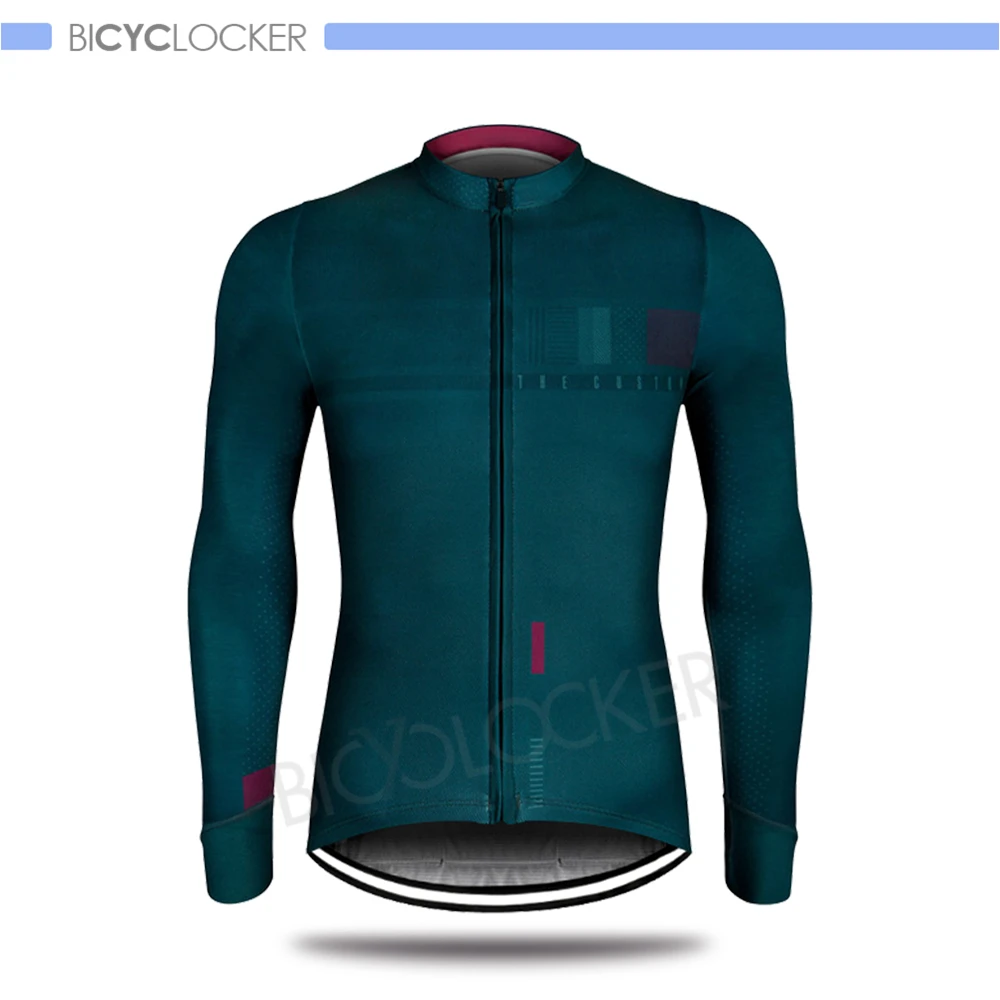 Long Sleeve Jersey Мужская одежда для велоспорта с длинным рукавом, трикотажный комплект, весна-осень, одежда для езды на велосипеде, Мужская дышащая одежда с защитой от ультрафиолета, Ropa Ciclismo - Цвет: Long Sleeve Jersey