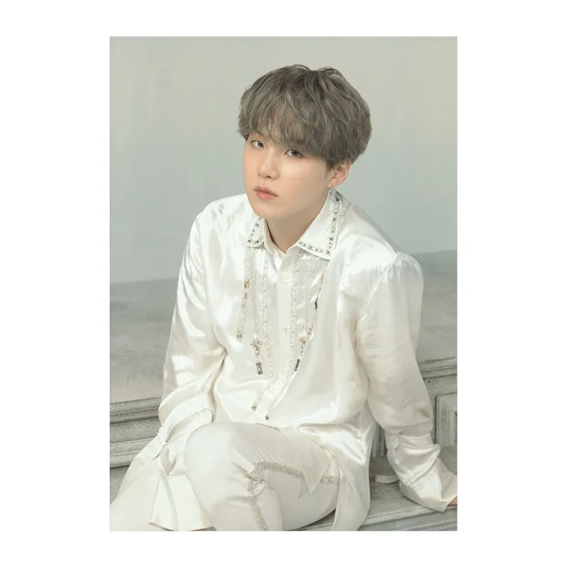 KPOP Bangtan мальчики финальная карта душа Persona плакат настенный баннер JUNG KOOK JIMIN JIN 20*28,5 см FH117 - Цвет: SUGA