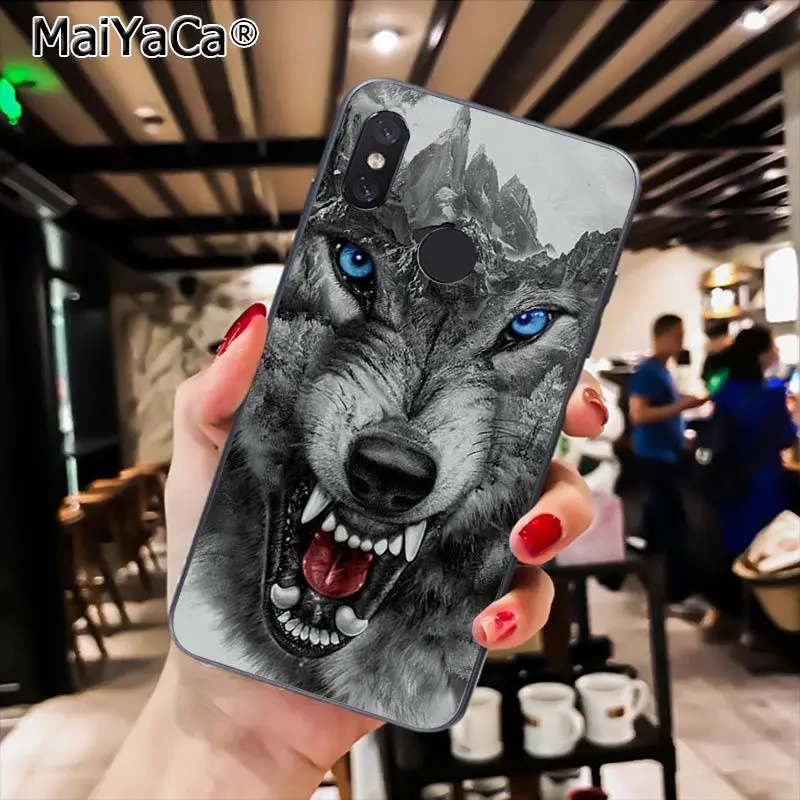 MaiYaCa волк животное DIY печать рисунок чехол для телефона для Xiao mi Redm4X 6A красный mi Go красный mi 5 5Plus Note4 Note5 7 mi A1 A2Lite - Цвет: A3