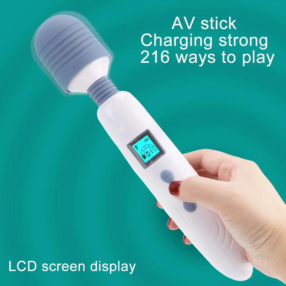 Magic Wand 36 Speed LCD AV Stick Vibrator Clitoris Stimulate Female Masturbation Massager Heated G Spot | Красота и здоровье