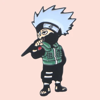 

PC406 Eastknight 20pcs/lot Wholesale Ninja Lapel Pin Fashion Brooches Badges Denim Clothes Bag Pins Gift for Friends