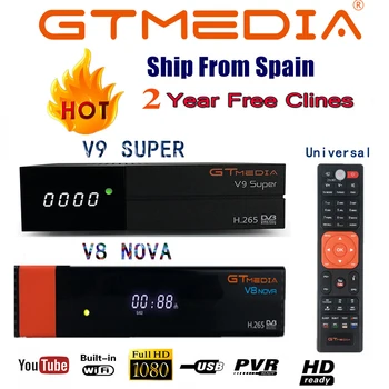 

DVB-S2Cccam Cline GolbalGtmedia Satellitare V8 V9 one set IPTV Hd Tv in Wifi Potere da Freesat V8 Super 3 Anni di Eur