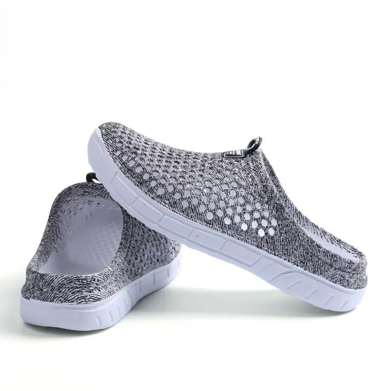 

Summer Women Fashion Concise Slippers Casual All-match Bretahble Hollow Out Anti-slip Flat Slippers