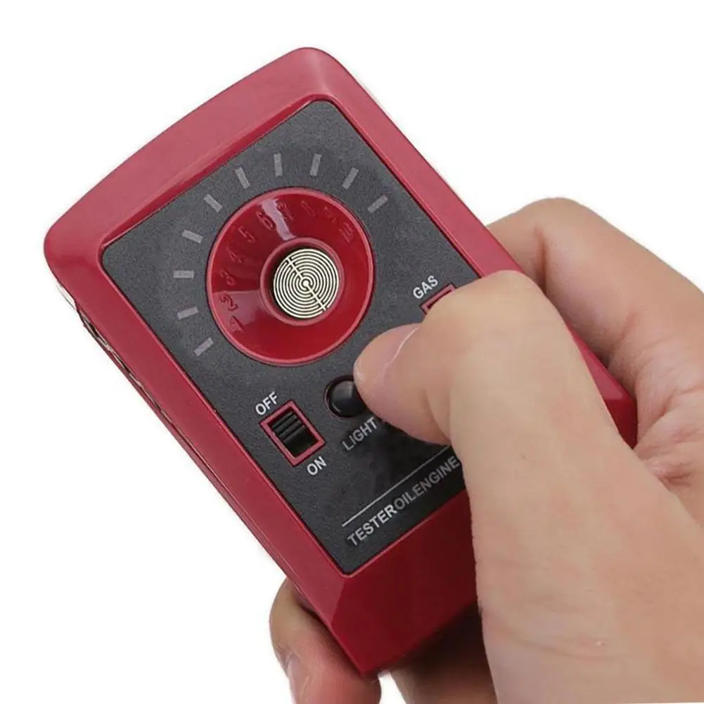 

12V LED Digital Automobile Car Oil Quality Tester Motor Engine Detector Gas Analyzer(No Power)
