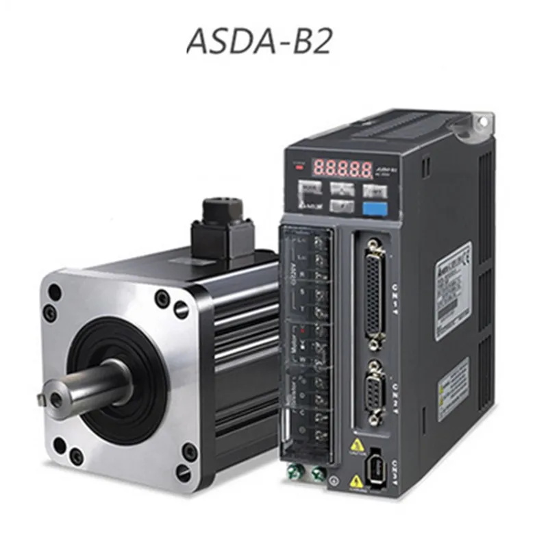 

ECMA-C20807SS+ASD-B2-0721-B DELTA 0.75kw 3000rpm 2.39N.m ASDA-B2 AC servo motor driver kits with 3m power+encoder cable brake