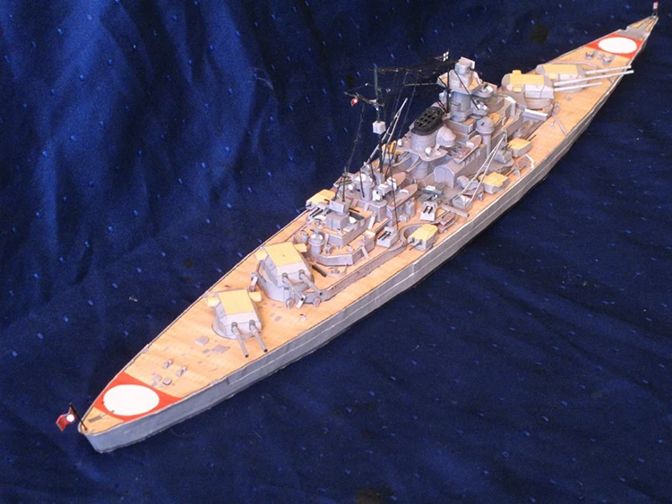 Немецкий линкор Бисмарк 1:400 DIY 3D бумажная карточка Модель Строительный набор образовательных игрушек военная модель Строительная игрушка