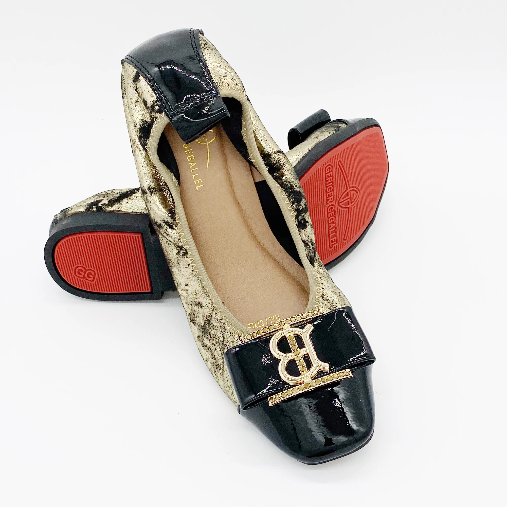 italian leather women's flat shoes