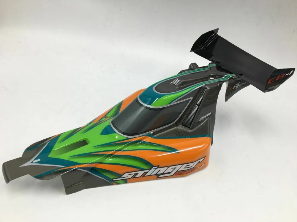 2 шт Robitronic 1/10 buggy Shell PC прозрачный корпус 1:10 R/C автомобильный 1:10 Stinger EB-1