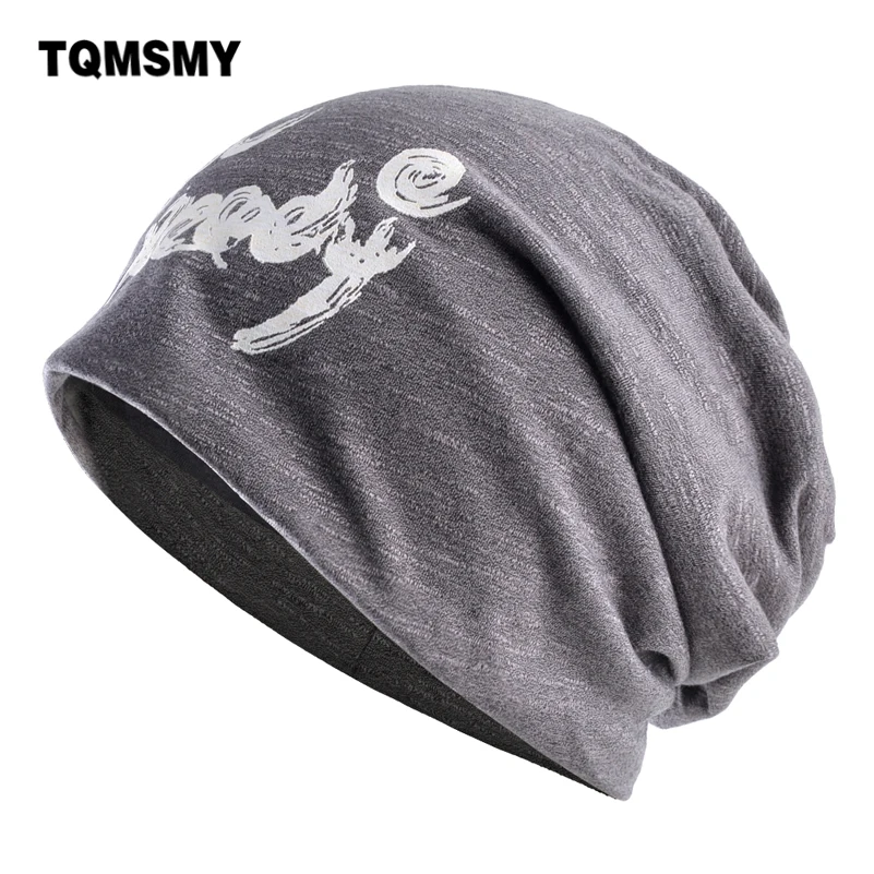 

TQMSMY Fashion Beanie Men Spring Autumn Solid Color Soft Skullies Beanies Women Streetwear Letter Hip Hop Rock Bonnet Gorras E55