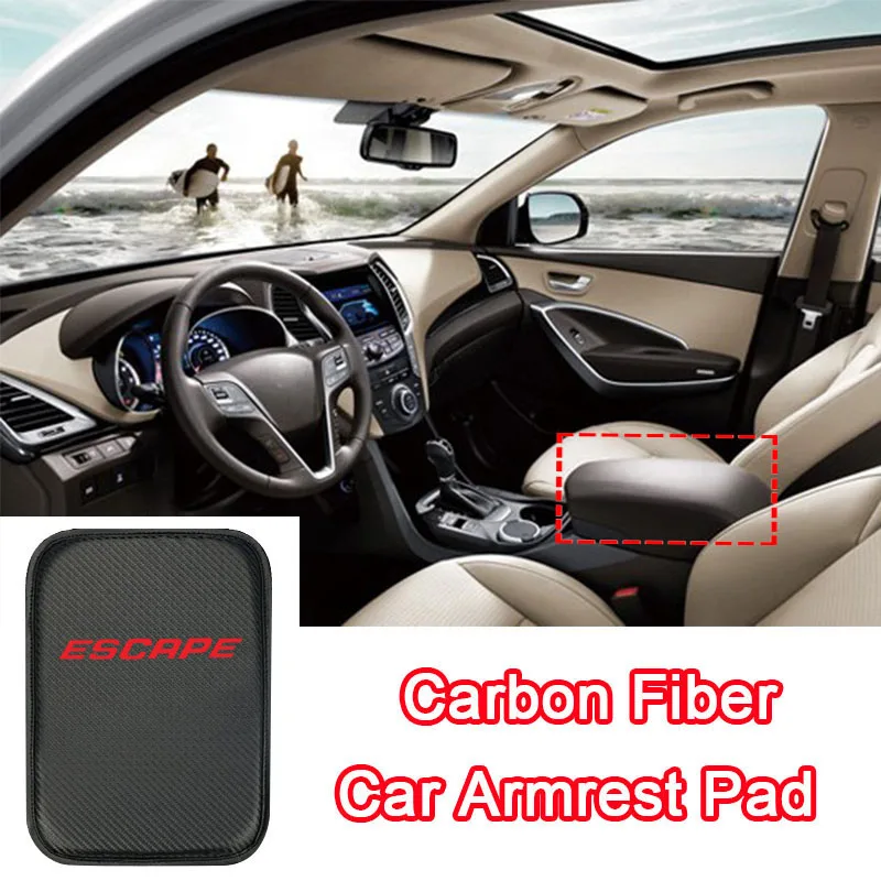 Автомобильный подлокотник из искусственной кожи, чехол для FORD ESCAPE, авто подлокотник, Накладка для автомобиля, Стайлинг, авто аксессуары