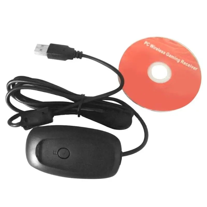Comprar Wireless Gamepad PC adaptador USB receptor para Microsoft Xbox 360 controlador de consola de juegos de PC USB receptor accesorios de juego