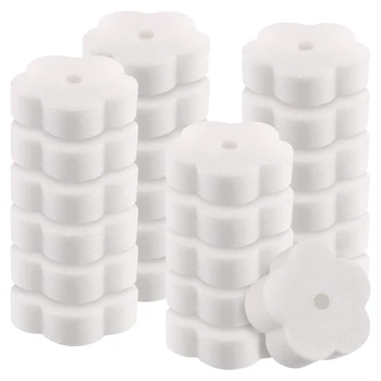 

24Pieces Oil Absorbing Devours Scum Sponge for Hot Tub Swimming Pool and Spa (Flower-Shaped)