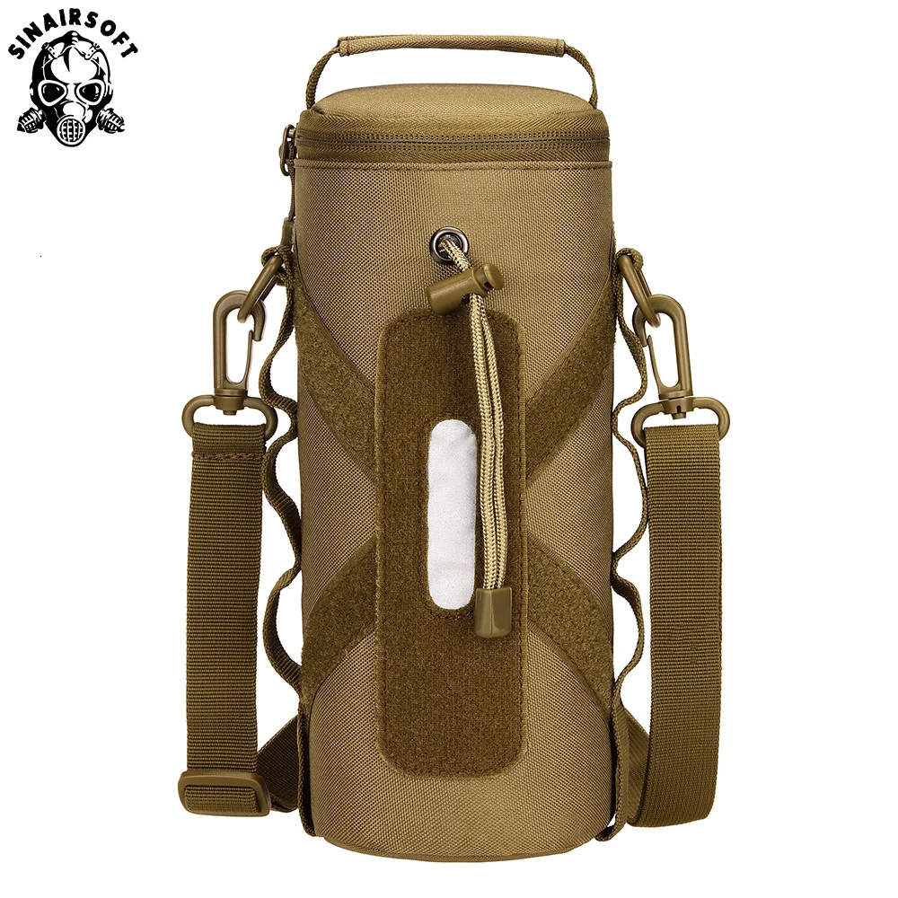 SINAIRSOFT Новинка 1000 мл тактическая Сумка Molle для бутылки воды нейлоновый военный рюкзак чехол для фляги кобура открытый дорожный чайник сумка