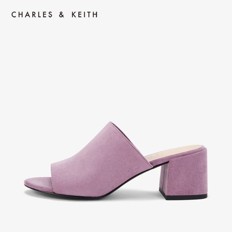 CHARLES＆KEITHНовинка на Лето 2020 CK1-60900118Женские босоножки высоком каблуке Женский Ши Mule