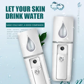 

USB Portable Nano Mist Sprayer Facial Body Nebulizer Steamer Moisturizing Skin Care Mini Face Spray Beauty Instruments Skin Care