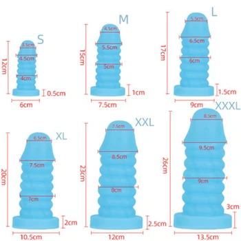 Liquid Silicone Huge Anal Dildo Realistic Penis Vagina Masturbation With Suction Cup Big Dick Anus Dilator Sex Toy For Men Woman 6