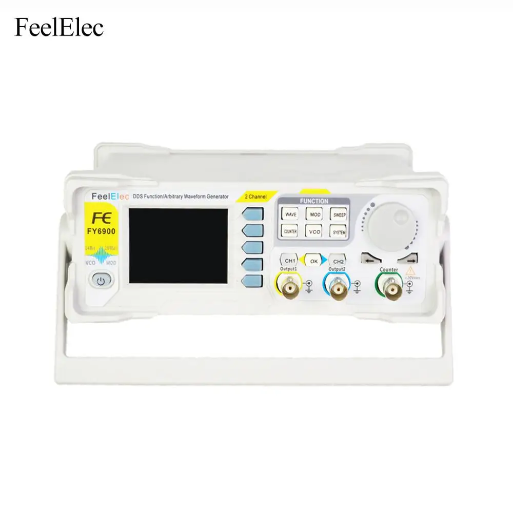 FeelTech FY6900 60M DDS двухканальный произвольный сигнал импульсный генератор