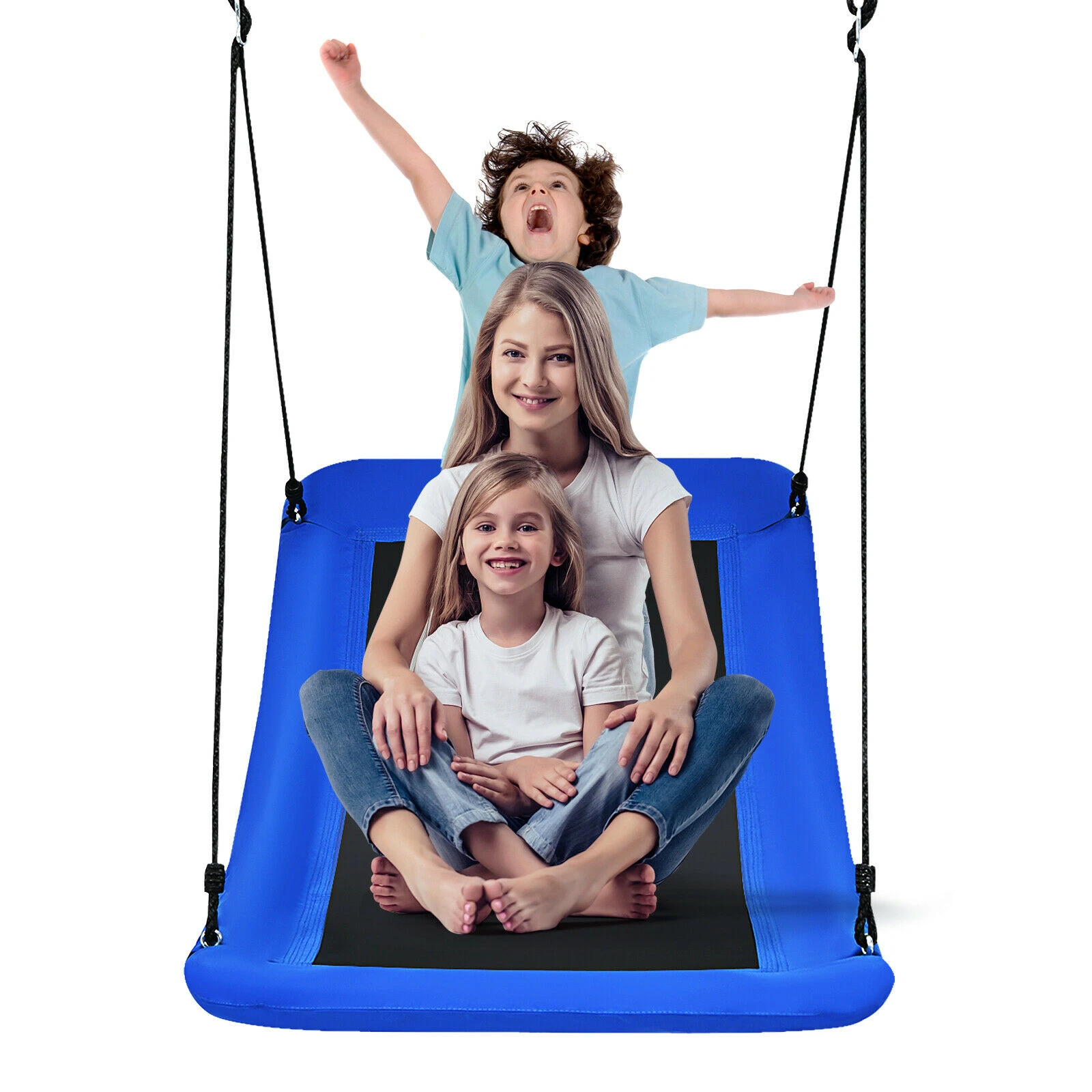 Behandeling oor meloen Patiojoy 700lb Giant 60 "Skycurve Platform Boom Schommel Voor Kinderen En  Volwassenen NP10203|Schommelstoelen| - AliExpress