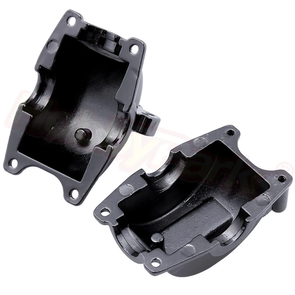 2pcs Aluminum Front and Rear Gear Box Set for WLtoys 1/18 RC Car A959 A959B A969 A969-B A979 K929 Upgrade Parts