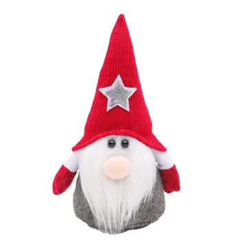 

Handmade Christmas Elf Decoration Star Swedish Gnome Tomte Toy Doll Ornaments